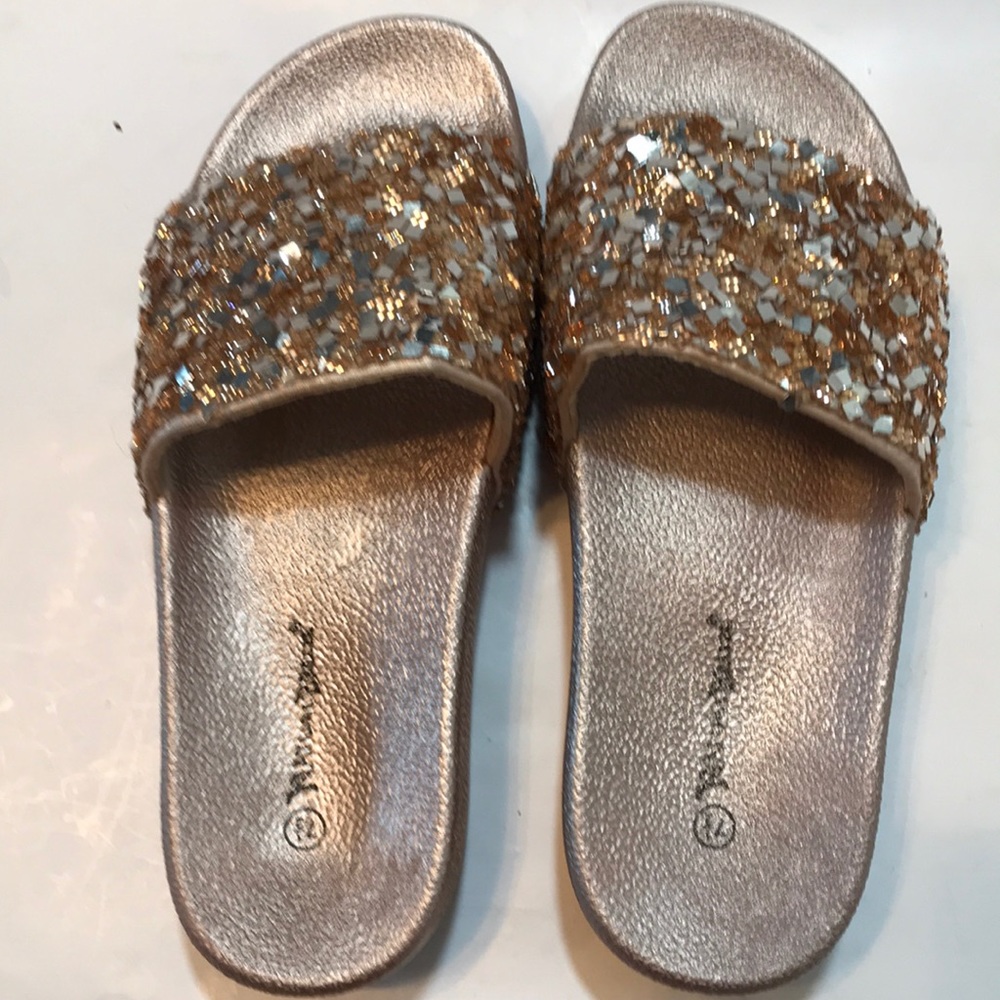 COPY - NWOB 7.5M Nature Breeze Gold Wedges/Slides Host Pick 7:24 @mauvee - Picture 8 of 8